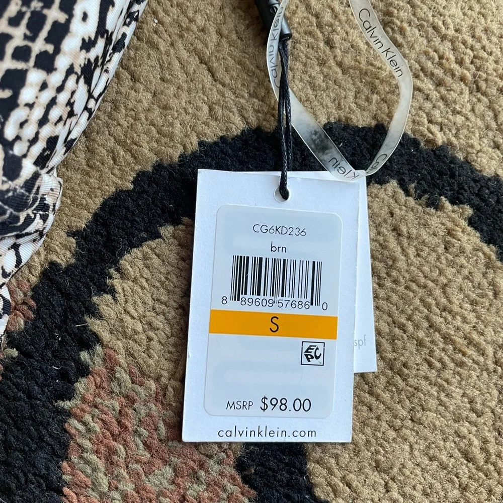 Super Cute Calvin Klein Tankini with 2 Bottoms - Sz S